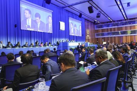 　１５日、ウィーンで始まったＩＡＥＡ年次総会