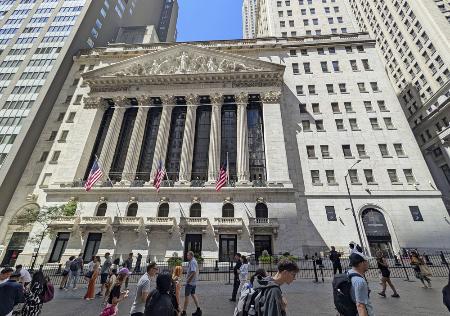 　ニューヨーク証券取引所＝８月、米ニューヨーク