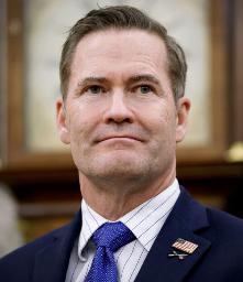 　ウォルツ前米大統領補佐官（ゲッティ＝共同）