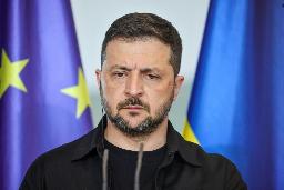 　ウクライナのゼレンスキー大統領＝８月、ドイツ・ベルリン（ゲッティ＝共同）