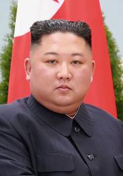 　北朝鮮の金正恩朝鮮労働党総書記（朝鮮通信＝共同）