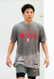 　ブルズのキャンプに参加した河村＝シカゴ（共同）