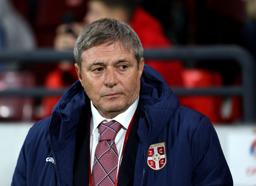 　辞任を表明したサッカーのセルビア代表のドラガン・ストイコビッチ監督＝１１日（ロイター＝共同）