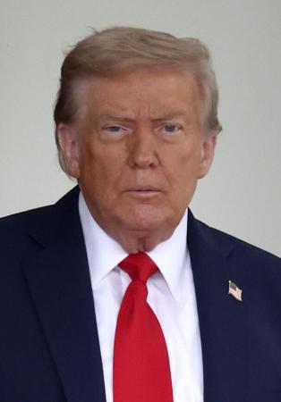 　トランプ米大統領（ゲッティ＝共同）