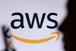 　米アマゾン・コムのクラウドサービス「ＡＷＳ」のロゴ（ロイター＝共同）