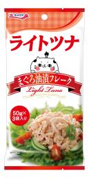 　「極洋」が自主回収すると発表した「ライトツナまぐろ油漬フレーク」