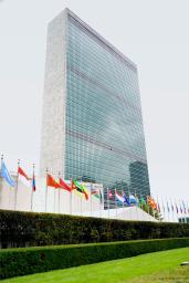 　米ニューヨークの国連本部＝１４日（共同）