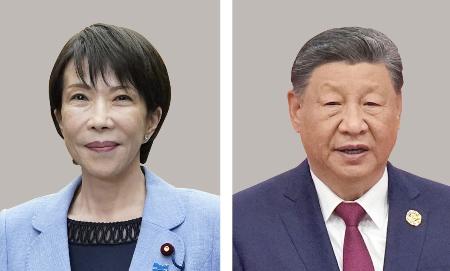 　高市早苗首相、中国の習近平国家主席