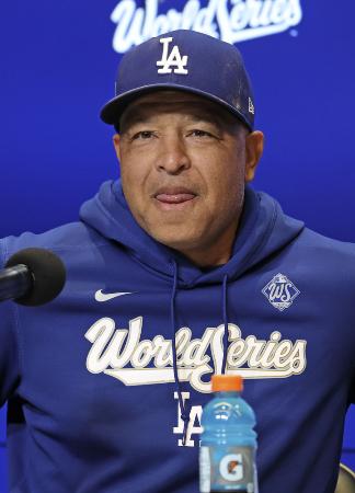 　ドジャースのロバーツ監督＝１０月３１日