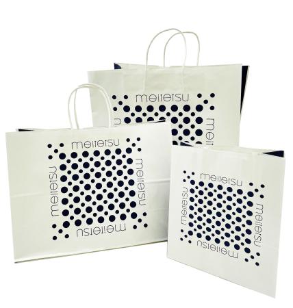 　本店閉店後も使用を続ける名鉄百貨店の紙袋（同百貨店提供）