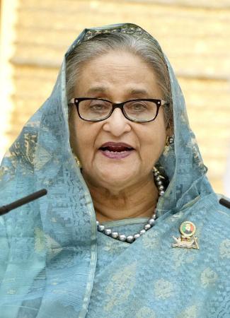 　バングラデシュのハシナ前首相
