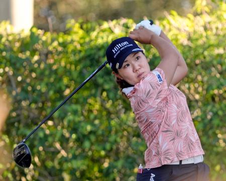 　第３ラウンド、通算１１アンダーで９位の畑岡奈紗＝ティブロンＧＣ（共同）