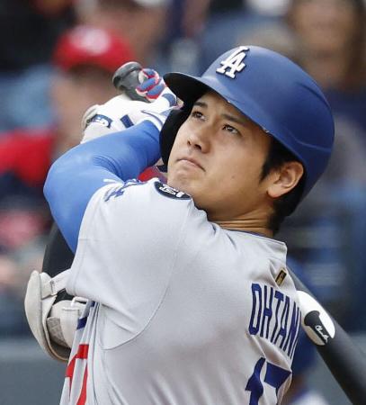 　ドジャースの大谷翔平選手（共同）