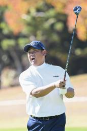 　第２日、途中棄権した主催者推薦出場の松坂大輔＝Ｋｏｃｈｉ黒潮ＣＣ