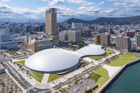 　「ベルサイユ賞」アリーナ部門の最優秀賞に選ばれた高松市の県立アリーナ（香川県提供）