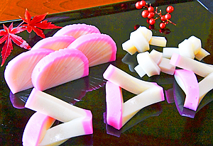 食物語 かまぼこ 平安からの 祝賀料理 縁起物 断面は日の出 食 物語 おいしい福島 福島民友新聞社 みんゆうnet