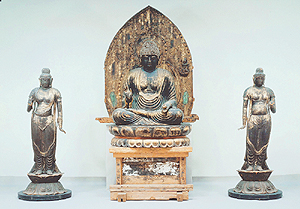 勝常寺の仏像群