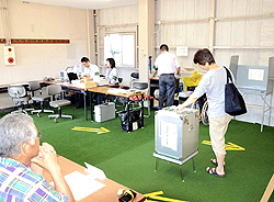 「会津坂下町長選」期日前投票始まる、15日まで