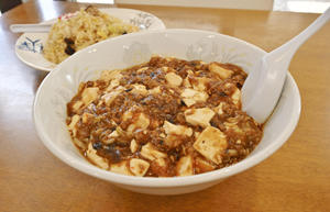 麻婆麺とチャーハン